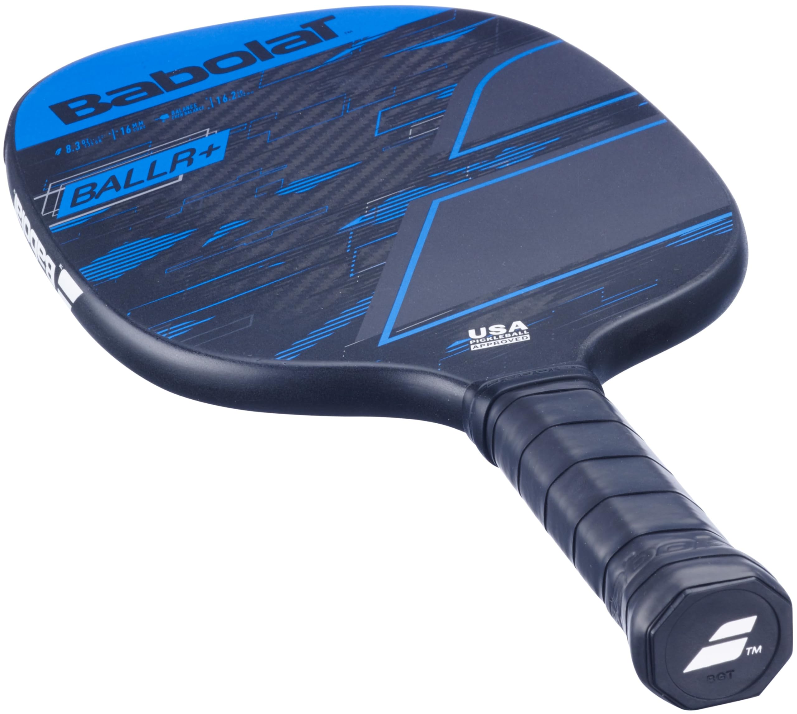 Amazon | Babolat BALLR + ピックルボールパドル(ブラック/ブルー