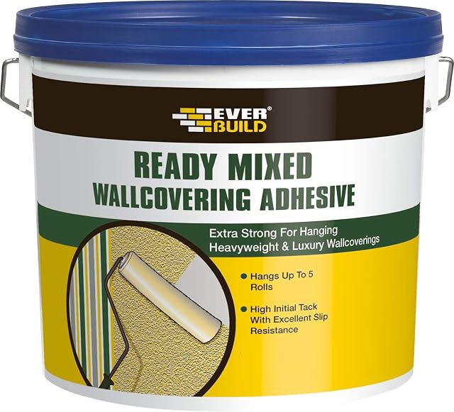Everbuild Ready Mixed Wall Covering Adhesive, 4.5 kg