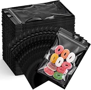 500 pcs Bolsas Plástico Transparente Zip 5 x 7cm