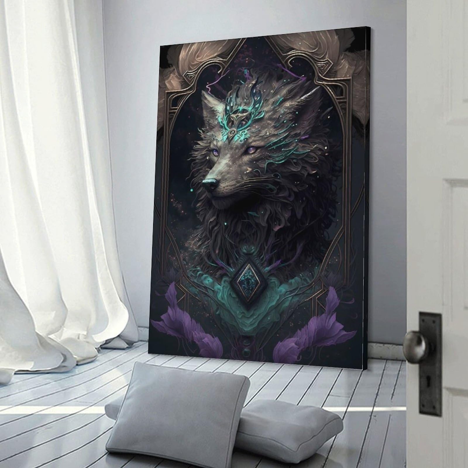 Impression Wolf Dream décoration murale moderne pour chambre zen - 6