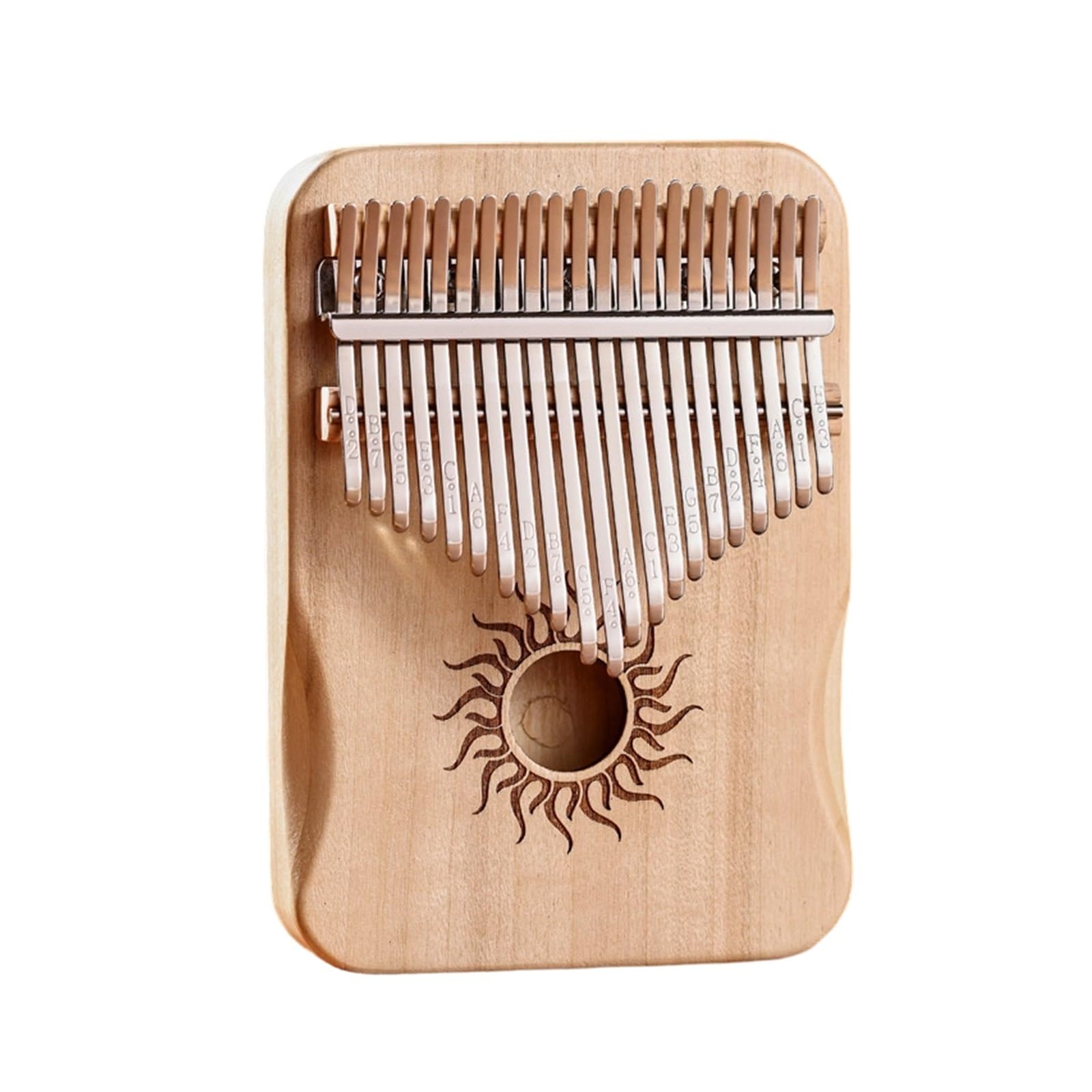 Kalimba Un Instrumento Profesional Hecho De Madera De Arce Con 17 O 21 Notas(21 tone Wood)