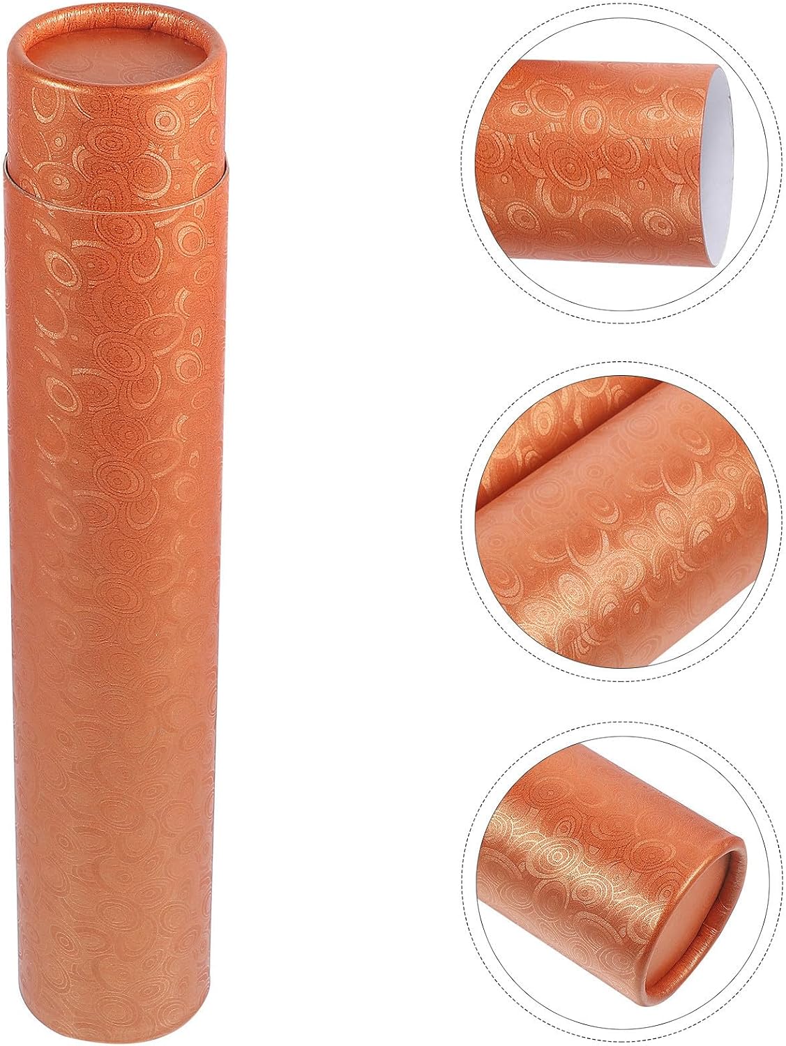 Telescoping Poster Tube for Designers and Architects, Golden Paper
