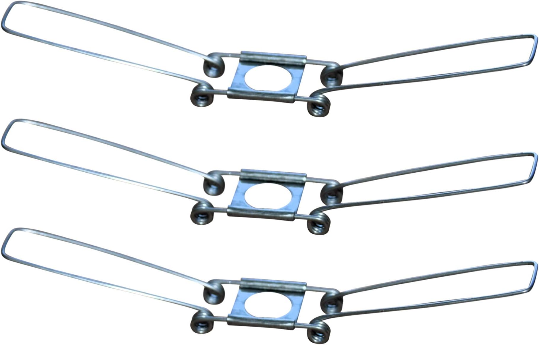 120mm Lamp Shade Spring Clip Retainer for Glass Lamp Shades 3 Pack