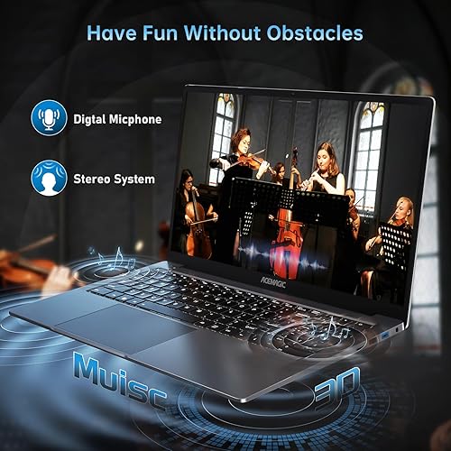 Miniatura 6 de ACEMAGIC Soporte para laptop, elevador de aluminio para computadora, elevador ergonómico para computadoras portátiles, soporte de metal compatible