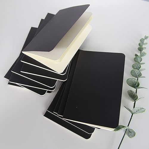 Miniatura 7 de TWONE Cuaderno de bolsillo, paquete de 12 cuadernos pequeños de tapa fina para tomar notas, papel normal, 30 hojas, 3-12 x 5-12 pulgadas, cubierta
