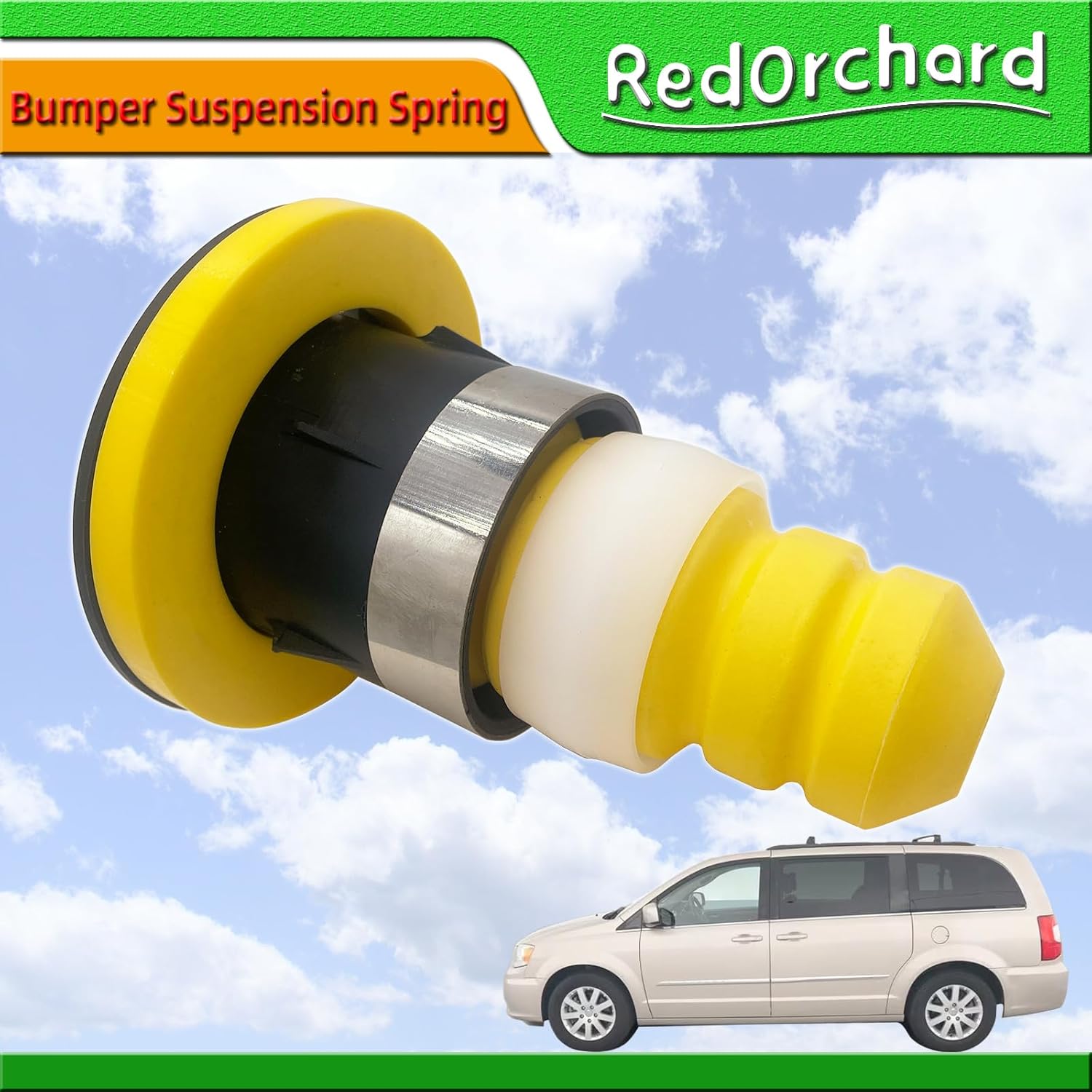 Bumper Suspension Spring Fit for Dodge Grand Caravan 2008-2020 for Chrysler Town & Country 2008-2016 Replace 4721352AC 04721352AC
