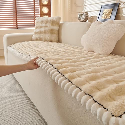 Miniatura 8 de Fundas de sofá para mascotas, fundas de sofá lavables para perros y gatos, funda antideslizante para sofás de 3 a 4 cojines, fundas protectoras para