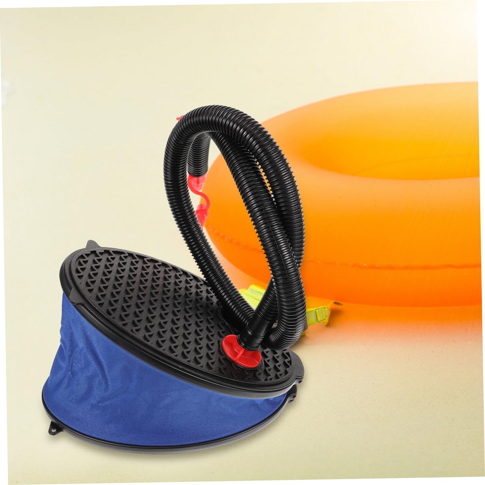 Pompa a Pedale Portatile per Gonfiabili e Barche in Plastico | Pompa per Materasso ad Aria, Pompa per Gonfiare Materassini, Festa Estiva