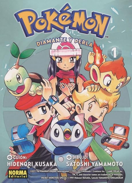 Portada de DIAMANTE Y PERLA 1 Pokémon 17