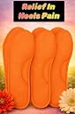 ECOLAND Memory Foam Shoe Insoles for Men, Orange, Size 11 (3 pair) gallery image
