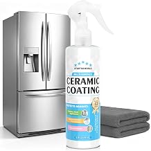 Ceramic Coating Spray Shine, Seal & Protect Stainless Steel, Glass, Kitchen & Bath Repels Fingerprints, Water Spots & Grime Multi-Surface Sealant for Countertops, Sinks & More, 512ML