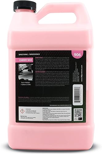Miniatura 10 de 3D Cereza de cereza cera de carnauba con brillo profundo aspecto húmedo protección UV para colores de pintura oscura 16 onzas