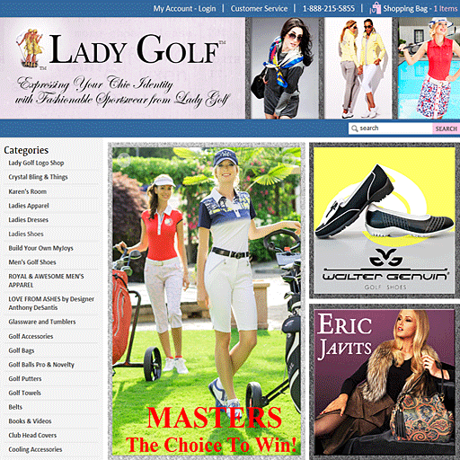 Lady Golf Fashion House App on Amazon Appstore