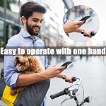 2-Pack Retractable Phone Ring Holder, 2-in-1 Adhesive Phone Grip Strap, Portable Finger Ring, Multifunctional Desktop Stand, Suitable for Most Smartphone Cases(Purple+Transparent)