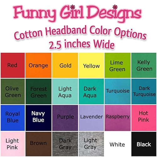 Miniatura 3 de Funny Girl Designs Personalizado Monograma Bordado Voleibol Parche Algodón Elástico Diadema