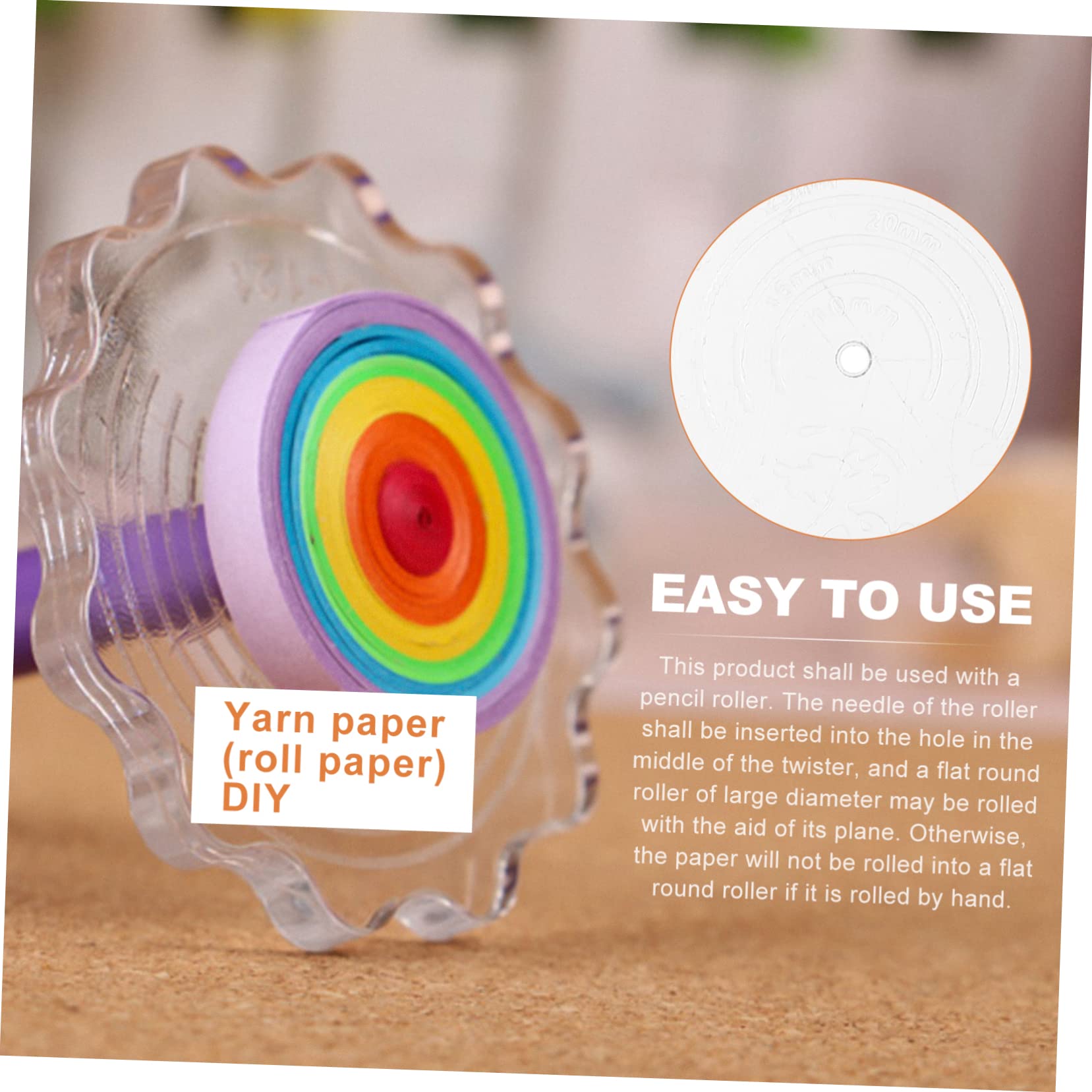 Gogogmee 5Pcs Paper Quilling Tool Durable DIY Accessory for Crafting Lightweight Molds for Paper Rolling for Greeting Cards Home Decor and Holiday Decorations