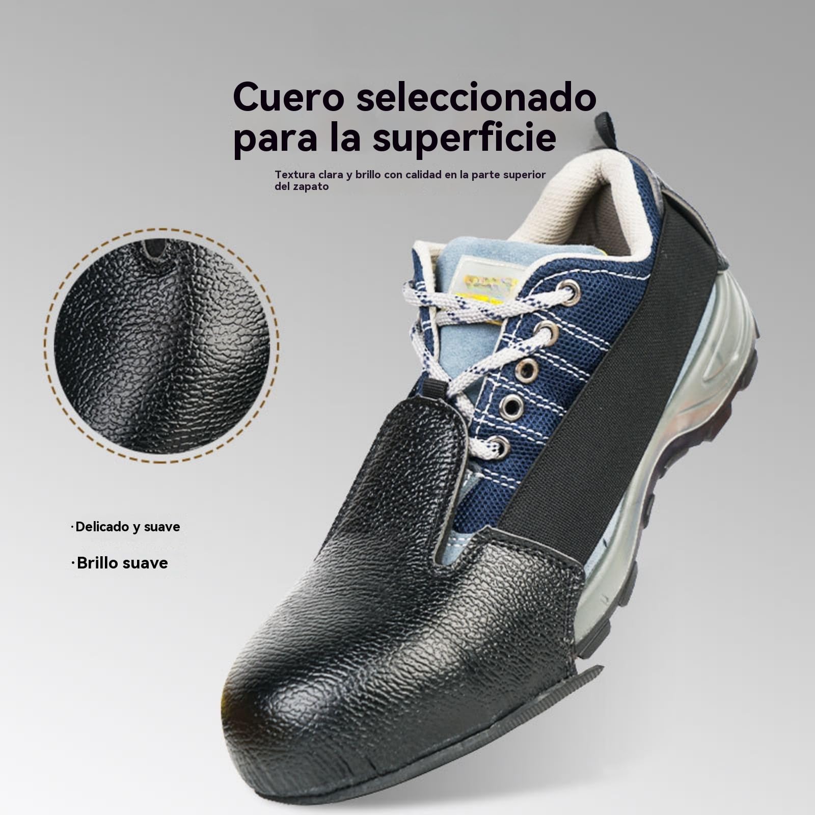 Genérico Cubrezapatos con Puntera de Acero, Cubrezapatos de Seguridad, Seguro Laboral, Antideslizante, Protectores de Zapatos, Accesorios para Calzado Masculino y Femenino