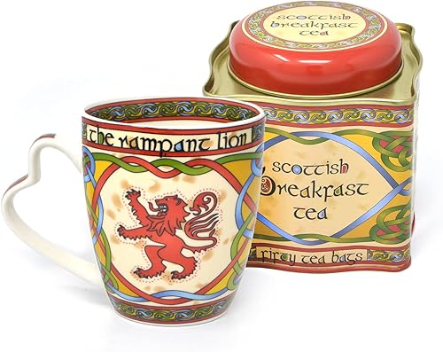 Miniatura 1 de Royal Tara Juego de 1 té de desayuno escocés y 1 taza de porcelana de león rampante