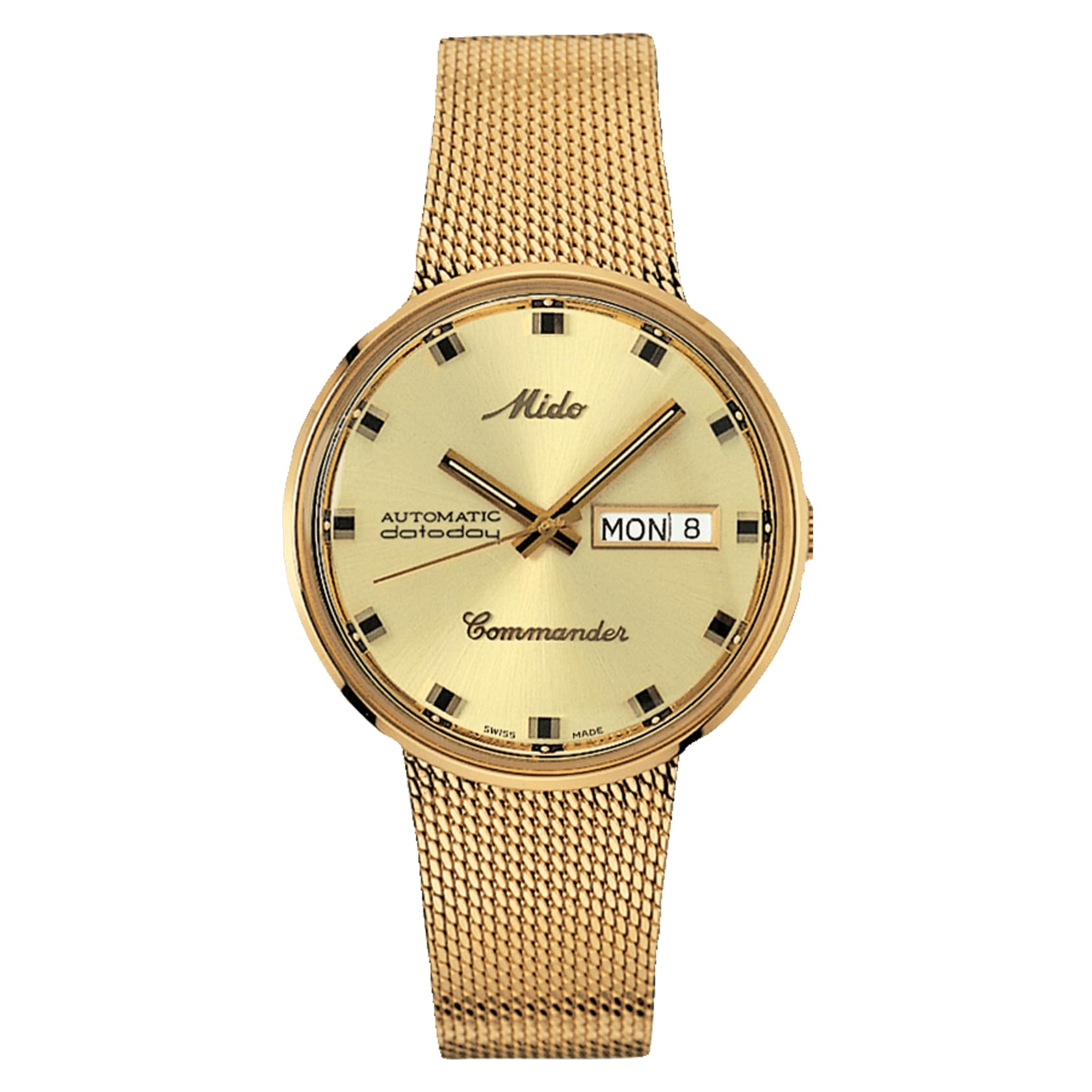 MIDOGents Watch Automatic Commander M842932213, Red/Red, Bracelet