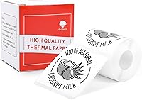 Vista 13 de Phomemo - Etiquetas redondas adhesivas de 1.18 pulgadas, etiquetas adhesivas circulares blancas compatibles con Phomemo M110/M120/M200/M220/M221