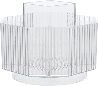 Rotating Makeup Brush Organizer Box Desktop C...