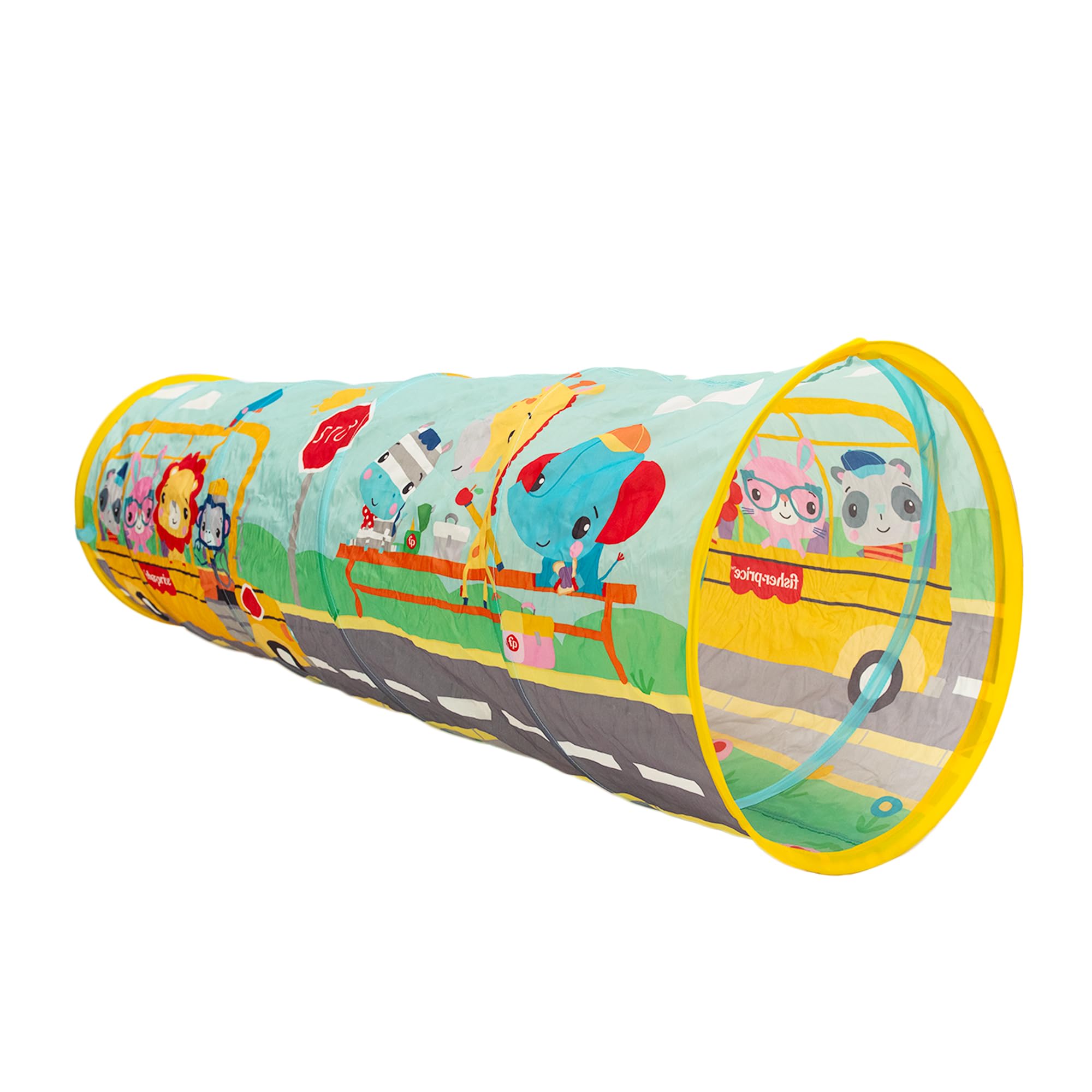 Fisher-Price Pop-Up Play Tunnel – Long Crawl Tunnel for Toddlers, Easy Set-Up & Storage, Foldable Indoor & Outdoor Play Toy for Kids 12 Months+