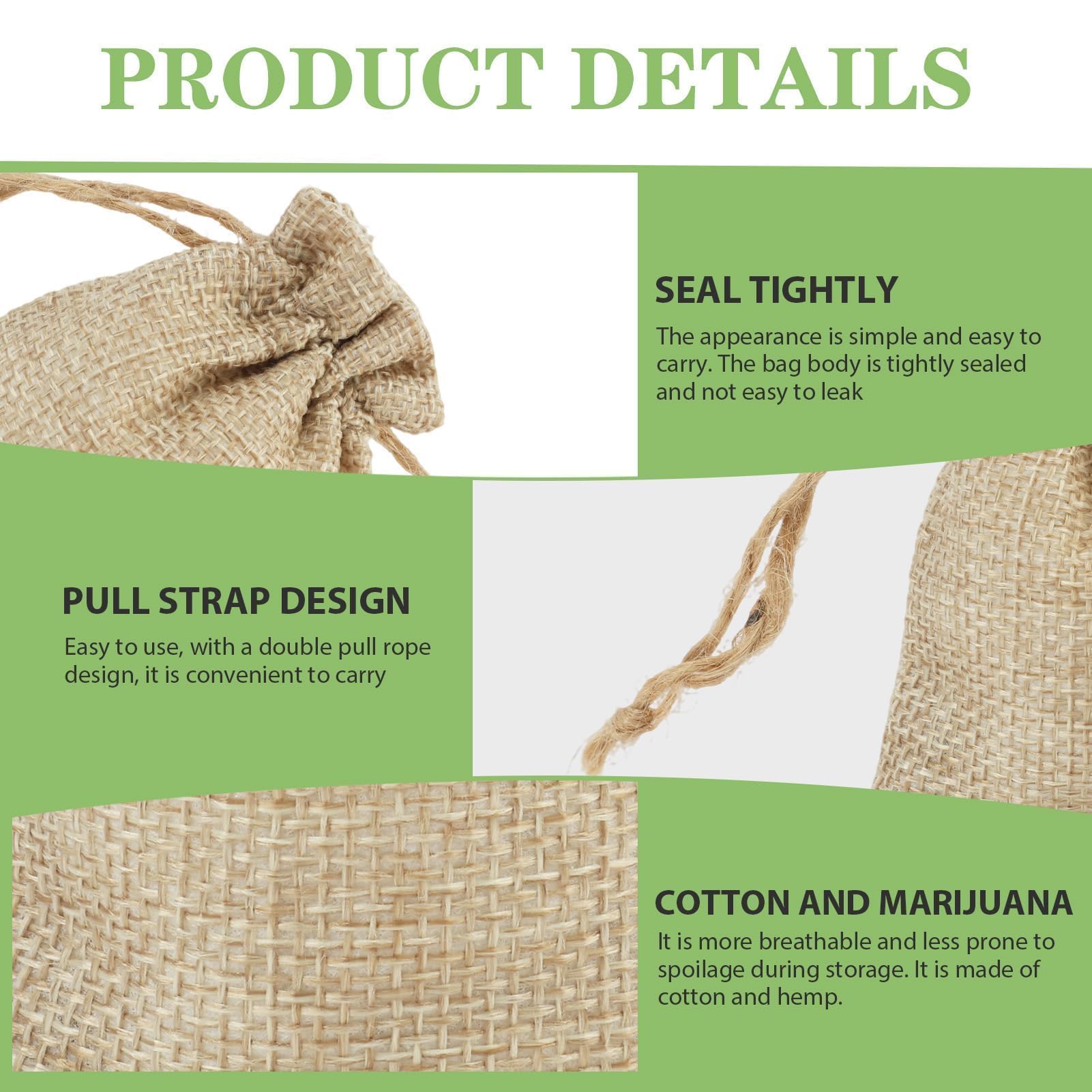 Jute Bags Pack of 20 małych torebek jutowych 7 x 9 cm, lniane woreczki o wymiarach 7 x 9 cm, woreczki heskie ze sznurkiem do ściągania kwiatów lawendy, prezenty – do projektów DIY i przechowywania