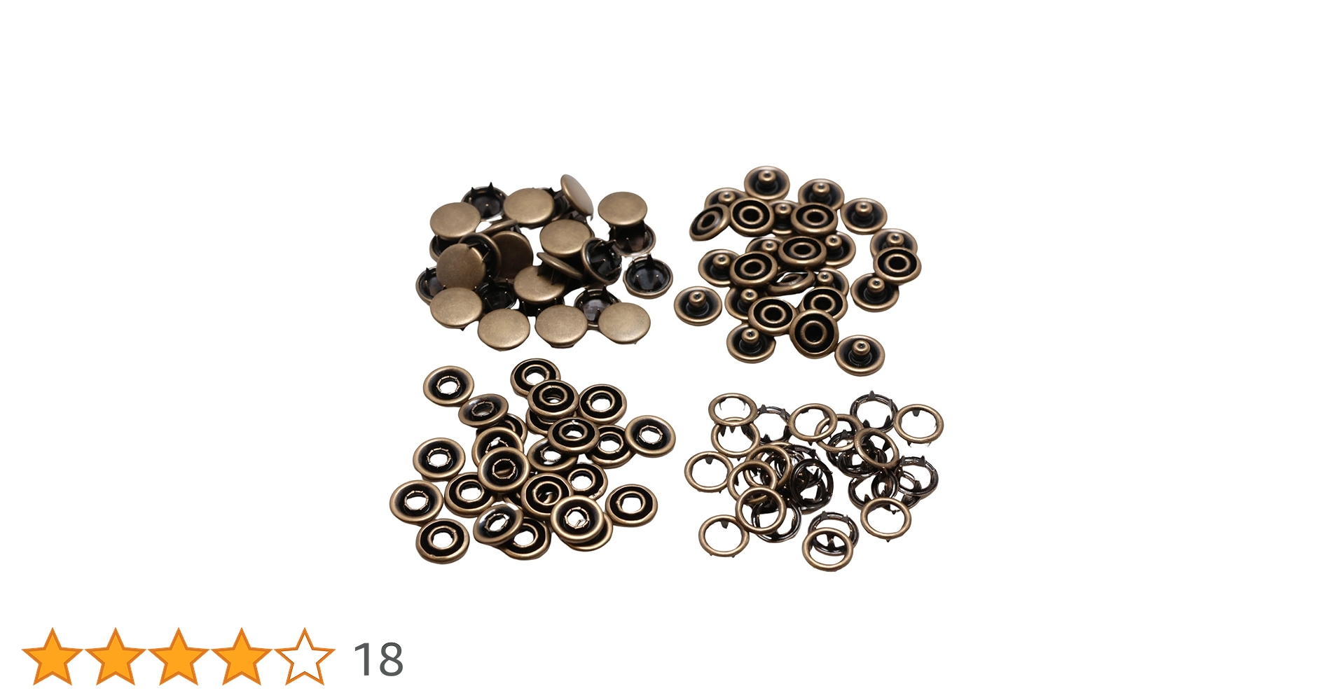 セント・アンドリュース　オールドコース　金ボタン　10個セット Amazon.co.jp: KUKU工房 スナップボタン 10mm 50組セット