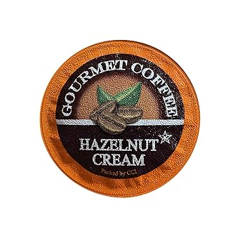 Gourmet Single Serve Cups Hazelnut Cream, 35 Count Medium Roast 100% Arabica beansmooth, aromatic essence of hazelnuts
