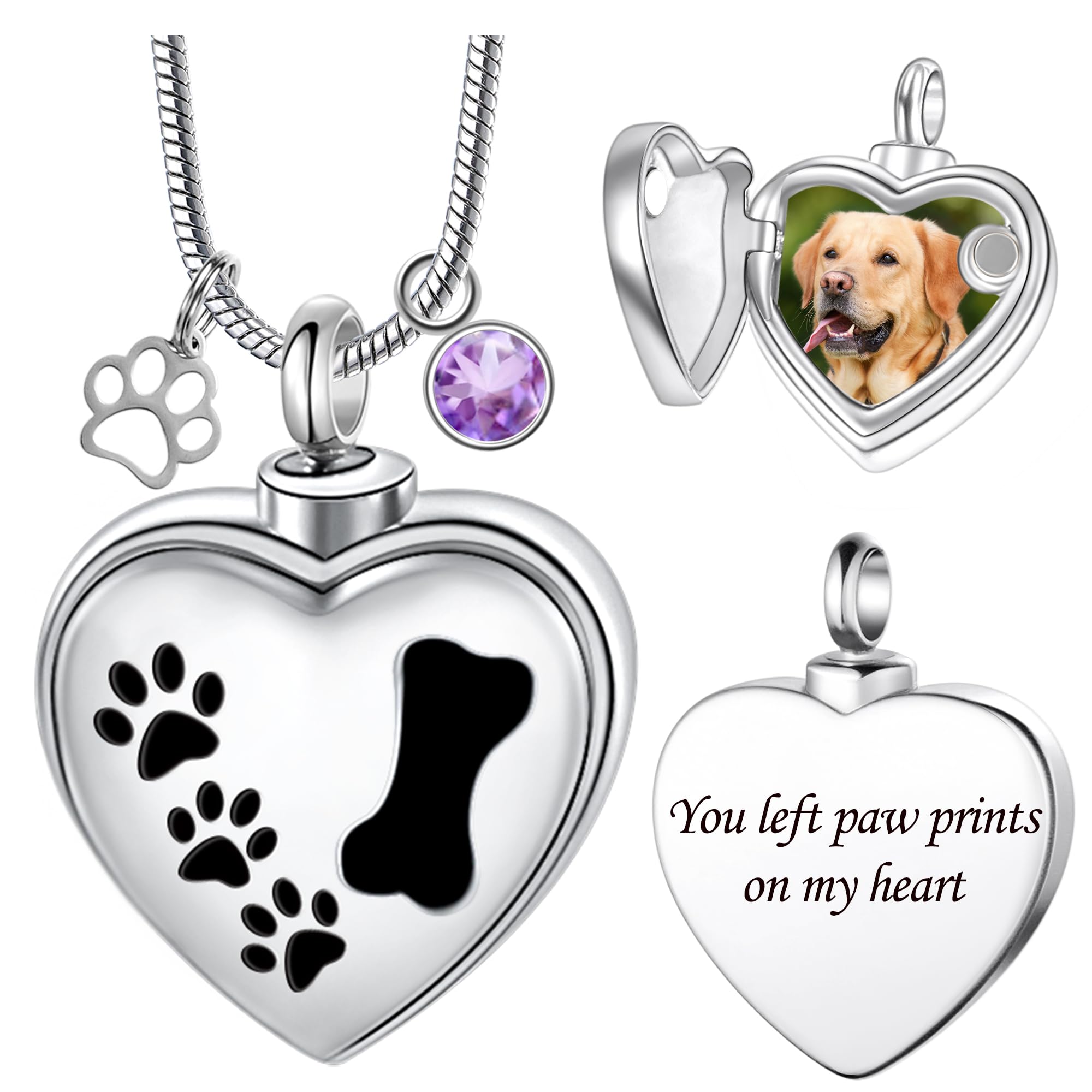 Farfume Personalized Pet Urn Necklace - memorials and funerary pet | Mubboo