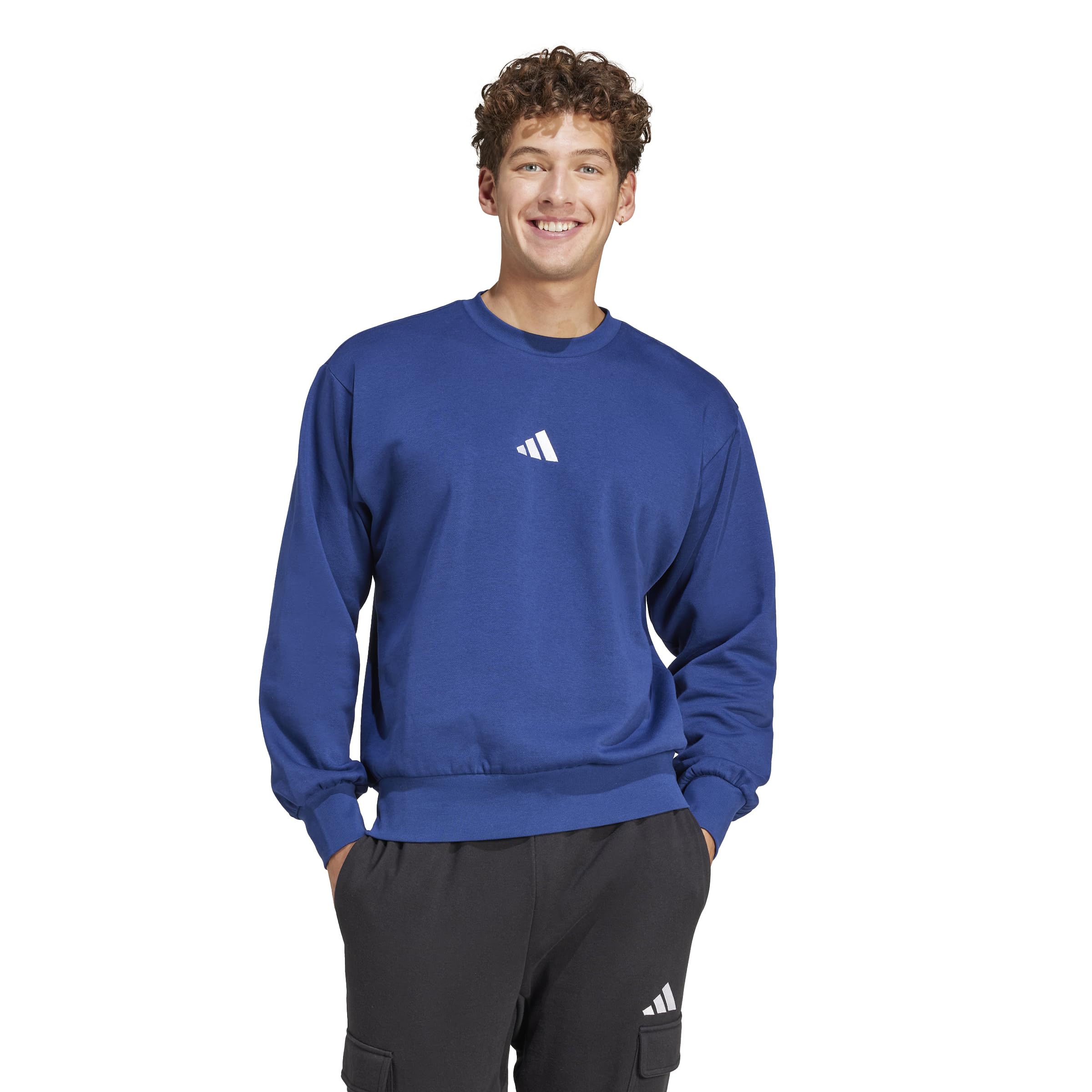 Adidas Hombre Essentials FEELCOZY Fleece Sweatshirt — view 28