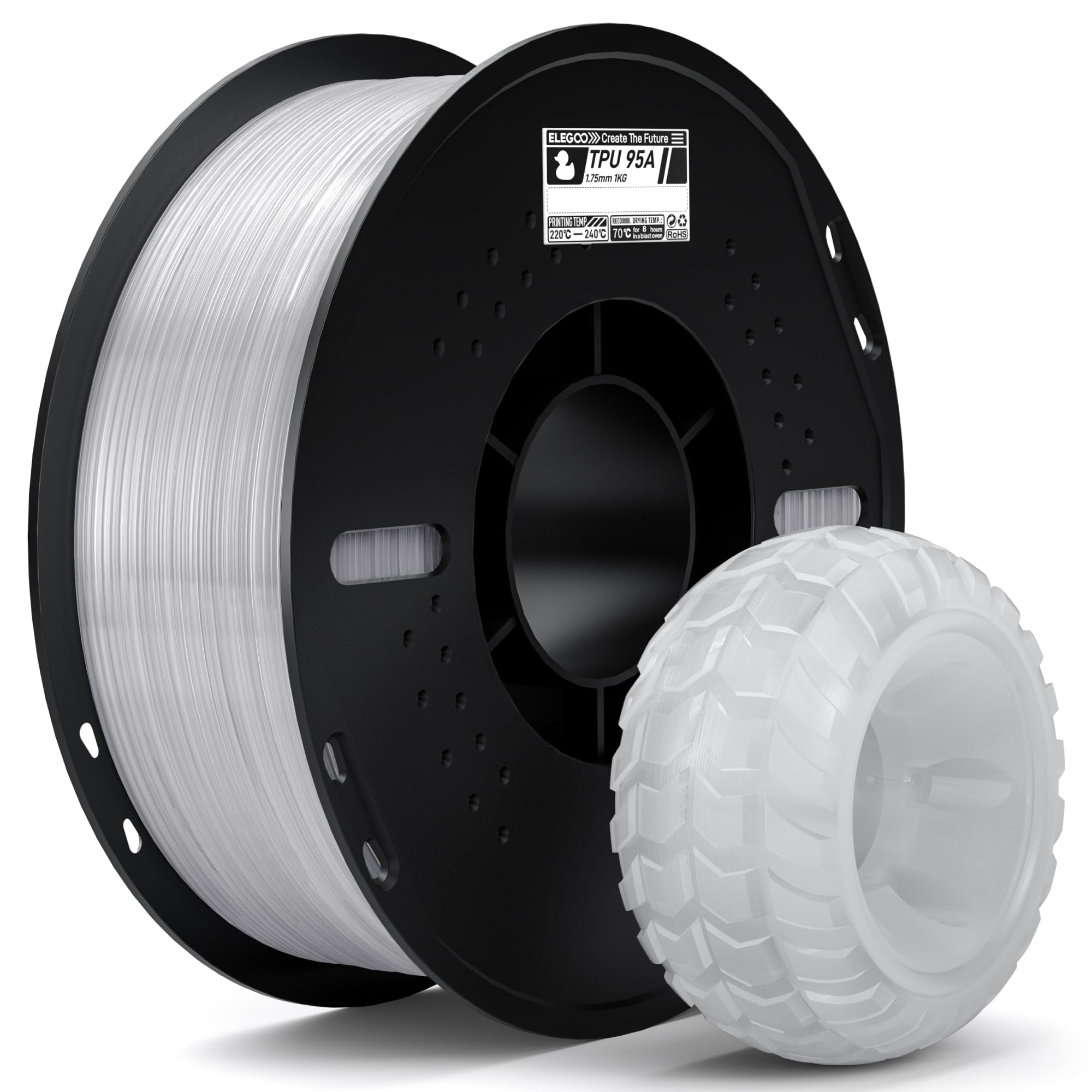 ELEGOO TPU Filament - Flexible 3D Printing -19