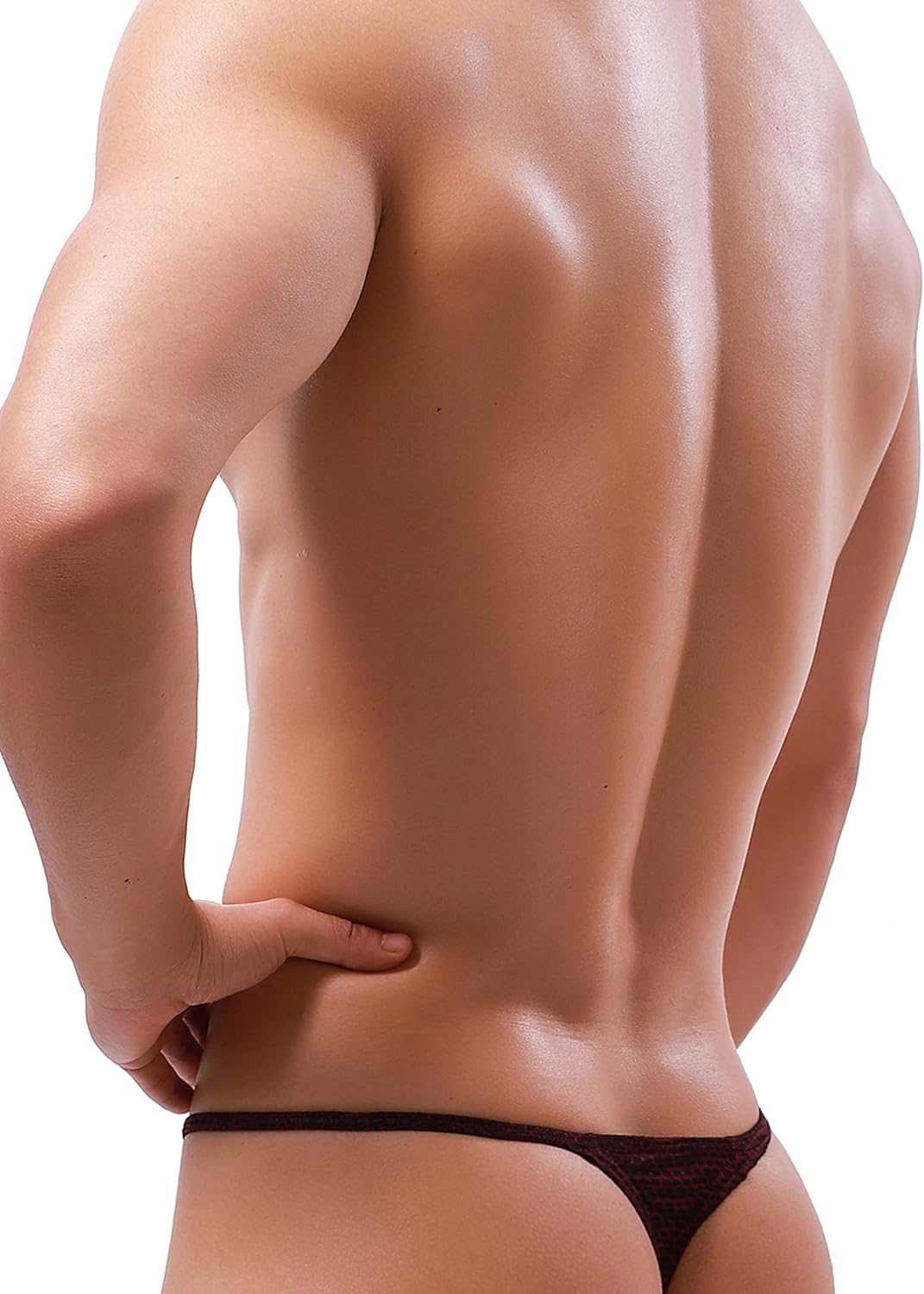 iKingsky Men's Big Pouch G-string Sexy Low Rise Bulge Thong Underwear Breathable Y-back Under Panties for Men - Image 5