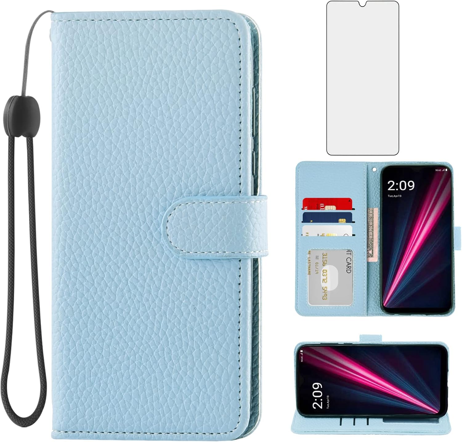 Asuwish Phone Case for TMobile Revvl 6 Pro 5G 2022 with