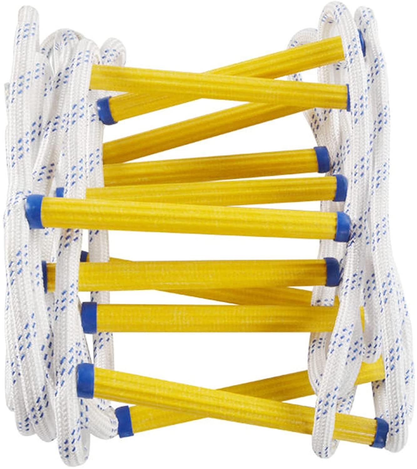 Échelle de corde d'évacuation d'urgence de 5m en résine avec crochets pour fenêtres