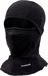 モンベル トレッキング アクセサリー スーパーメリノウール バラクラバ 1118170 BK M/L