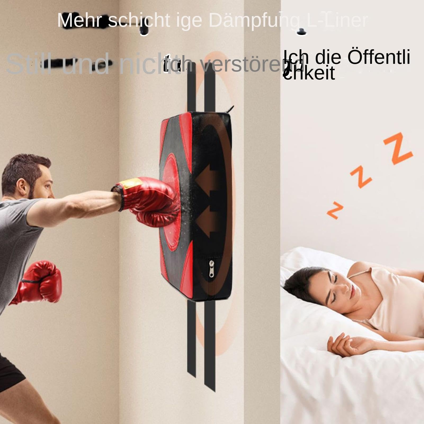 Schlagpolster Wand, Box Wand, Schlagpolster Kampfsport, Boxkissen, Boxpad Wand, Wandschlagpolster, Taekwondo-Training, Sandsäcke, Kampfausrüstung Für Wohnzimmer, Haushalt, Box-Fitnessstudio