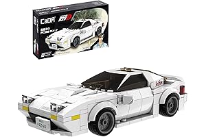 Initial D Mazda RX7-FC Toy Car Building Sets Collectible Racing Car Model