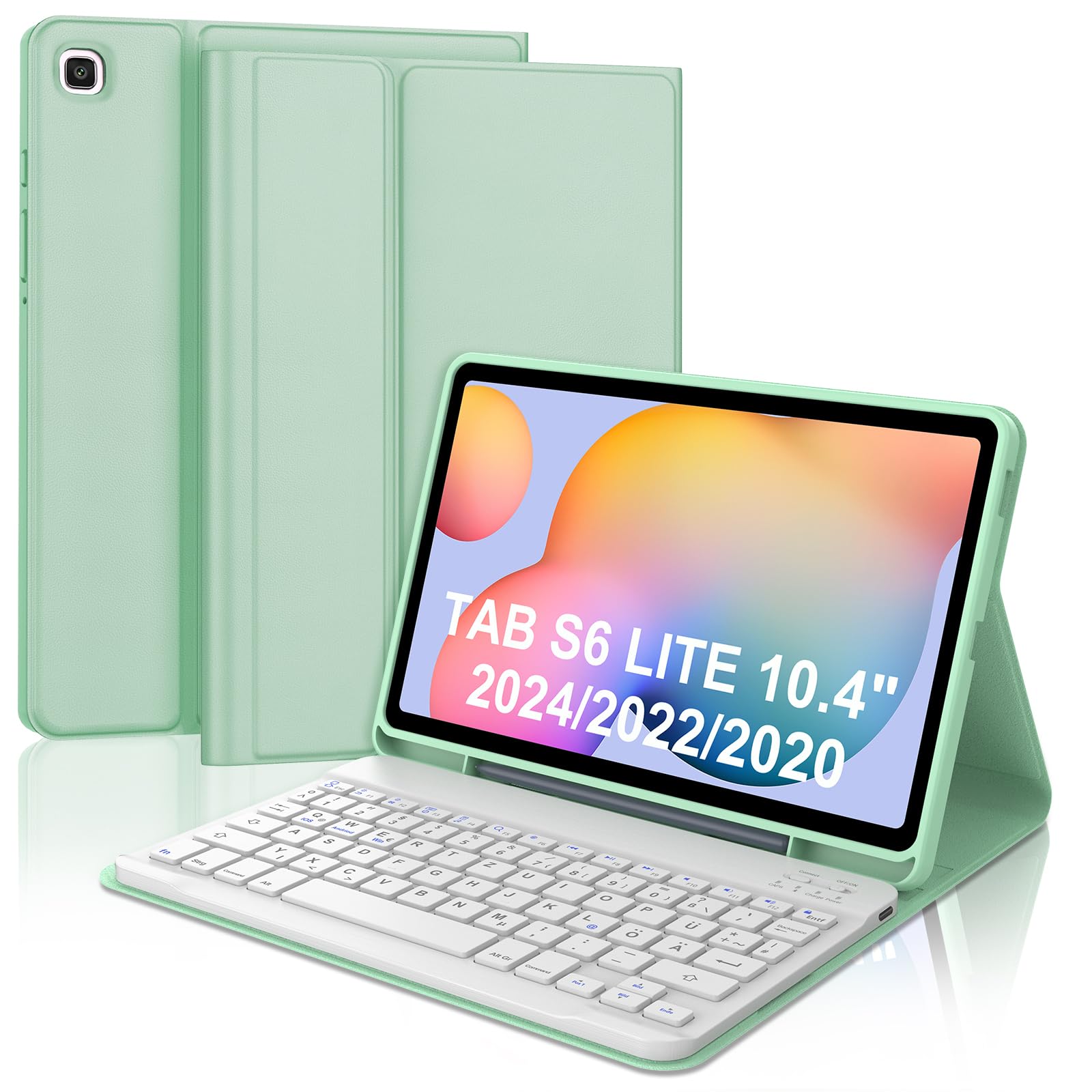 WAVATA Tastatur für Samsung Galaxy Tab S10 FE+ Plus 13.1 Zol