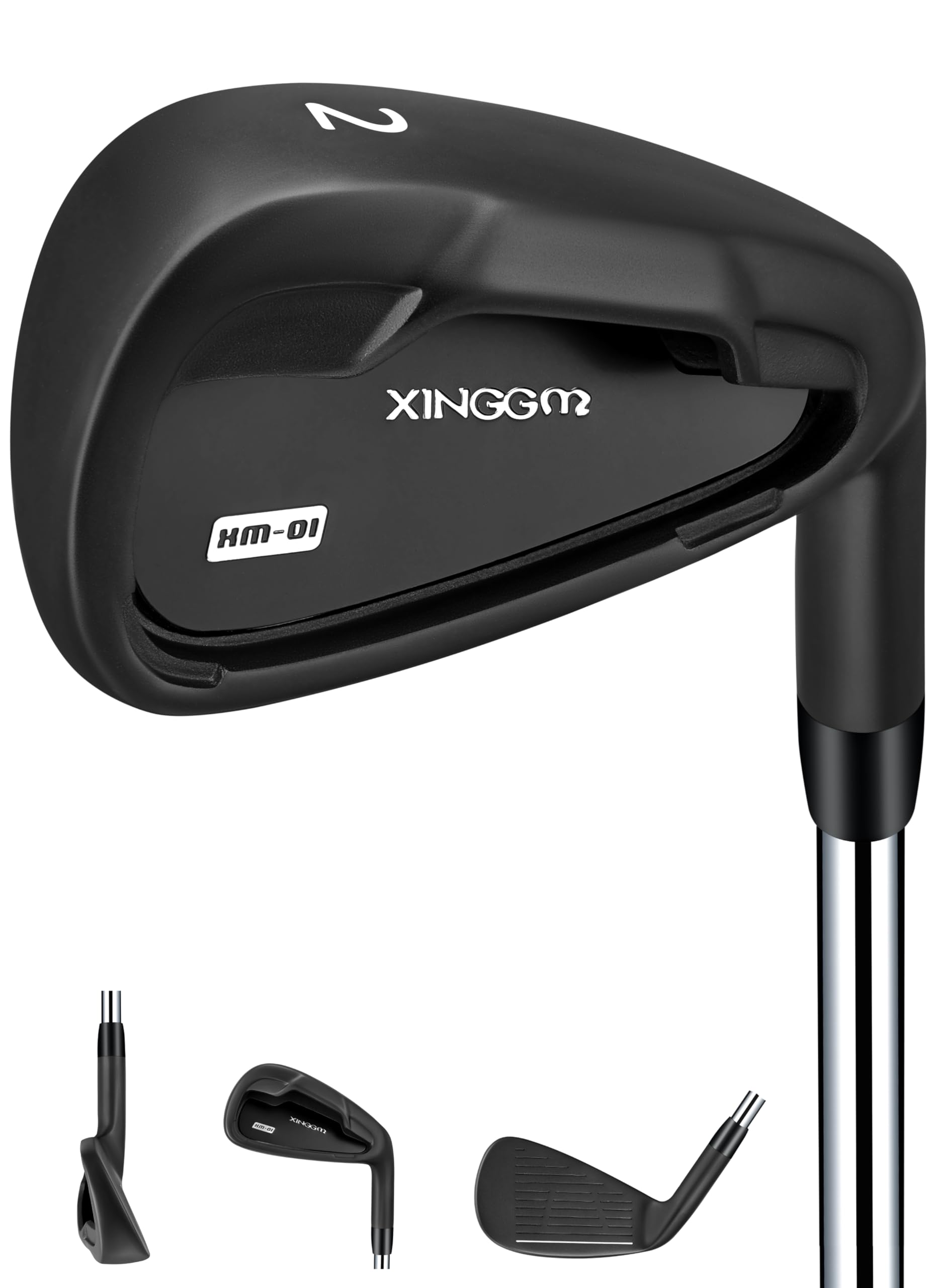 XM-01 Individual Golf Irons or Golf Irons Set - Premium Men Golf Club Iron with Steel Shaft for Right Hand Golfers Stiff Flex