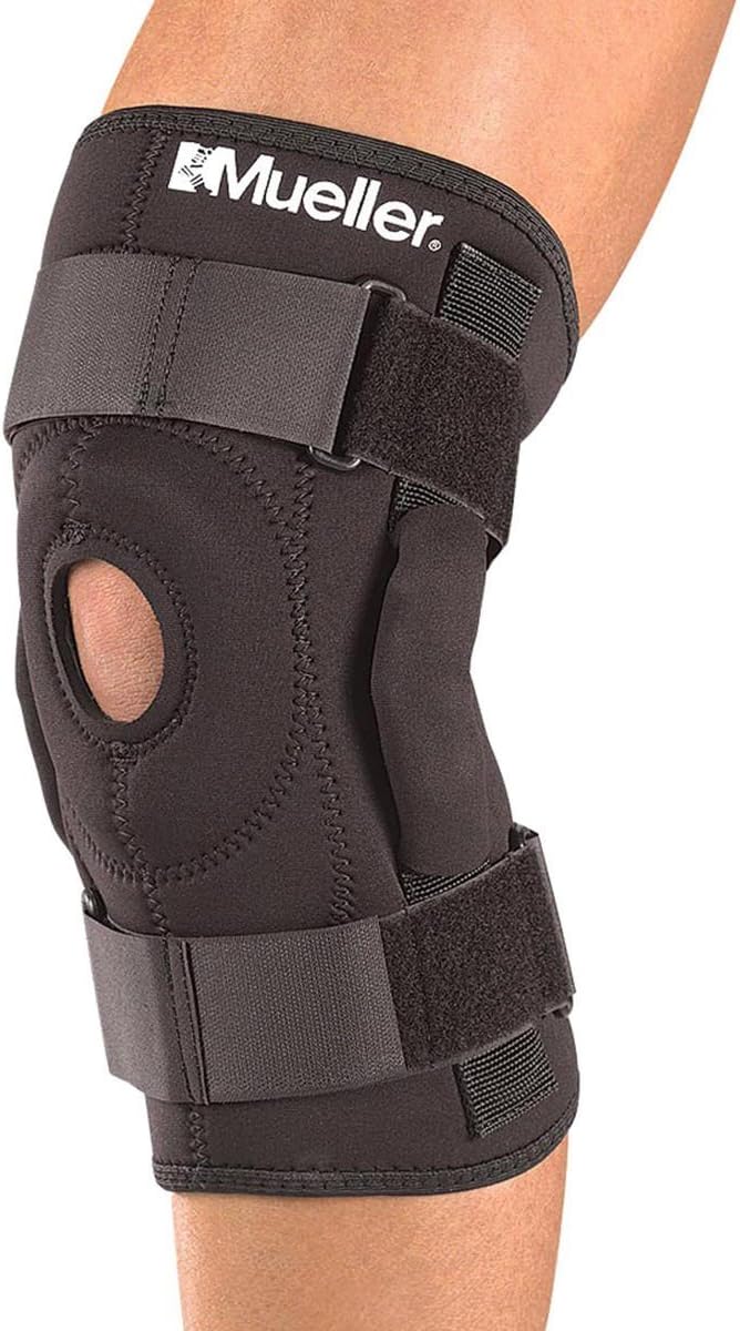 MUELLER HINGED KNEE BRACE, BLACK - XXL (EX EX LA