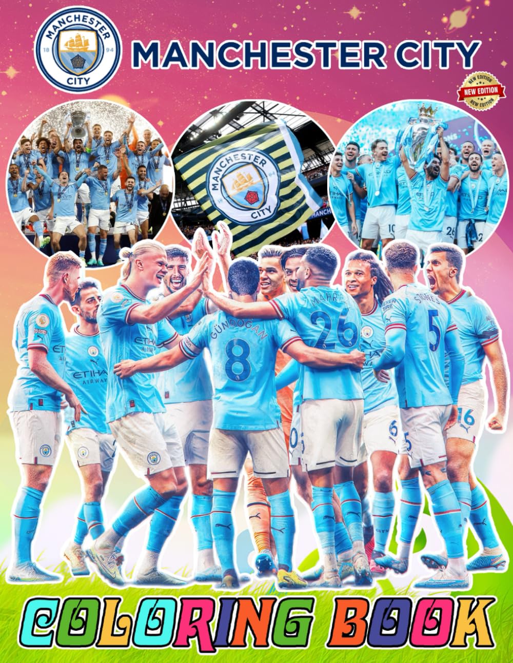 The City Colouring Book Football Stars: A Jumbo Colouring for Kids Ages 4-7,8-12, Girls, and Adults | With +50 High Quality Coloring Pages | Perfect Gift For Stress Relief And Unwind