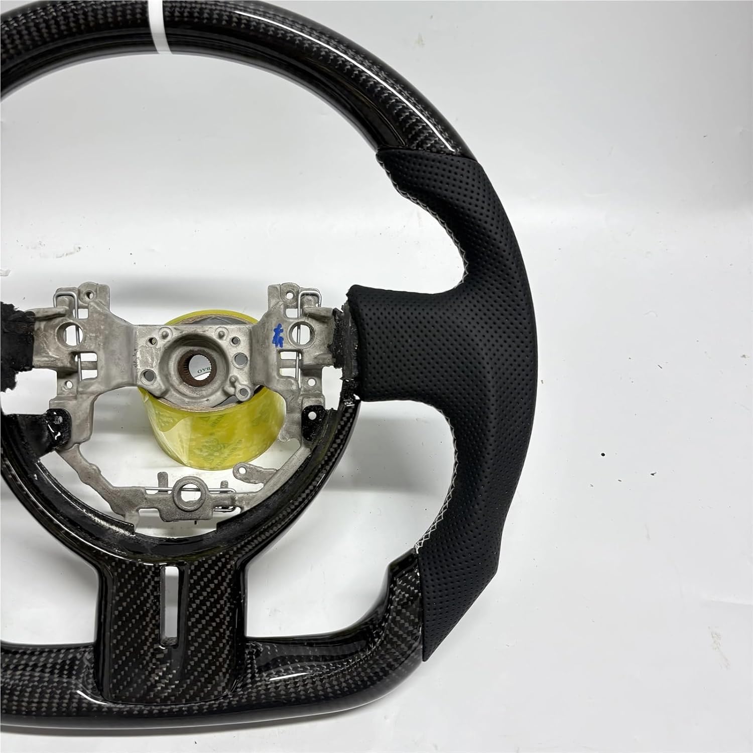 Carbon Leather Steering Wheel Compatible With Toyota 86 Subaru BRZ 12-16 Performance Auto Accessory(Red carbon fiber3)