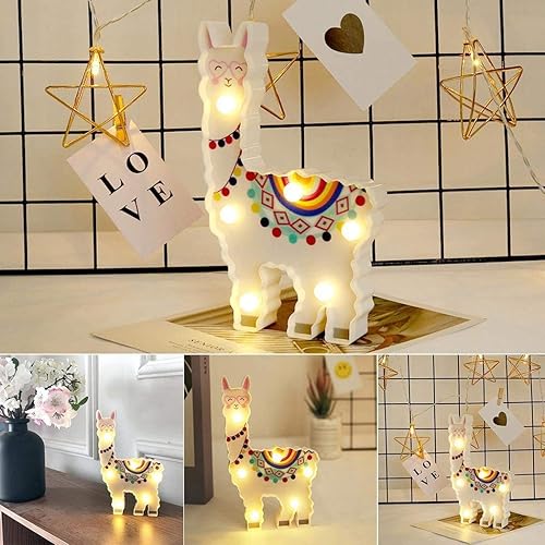 Miniatura 9 de YOBEYI Pintura de diamante unicornio con luces LED, bricolaje con forma especial, taladro completo, cristal de dibujo, lámpara de noche para