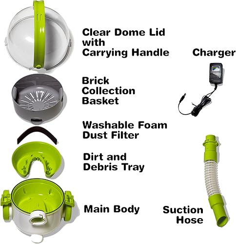 Miniatura 7 de Pick Up Bricks Toy Cleanup System Vacuum Cleaner for Kids, Compatible with Lego Bricks, LOL Doll Accessories and Many More, Boys and Girls Age 5+