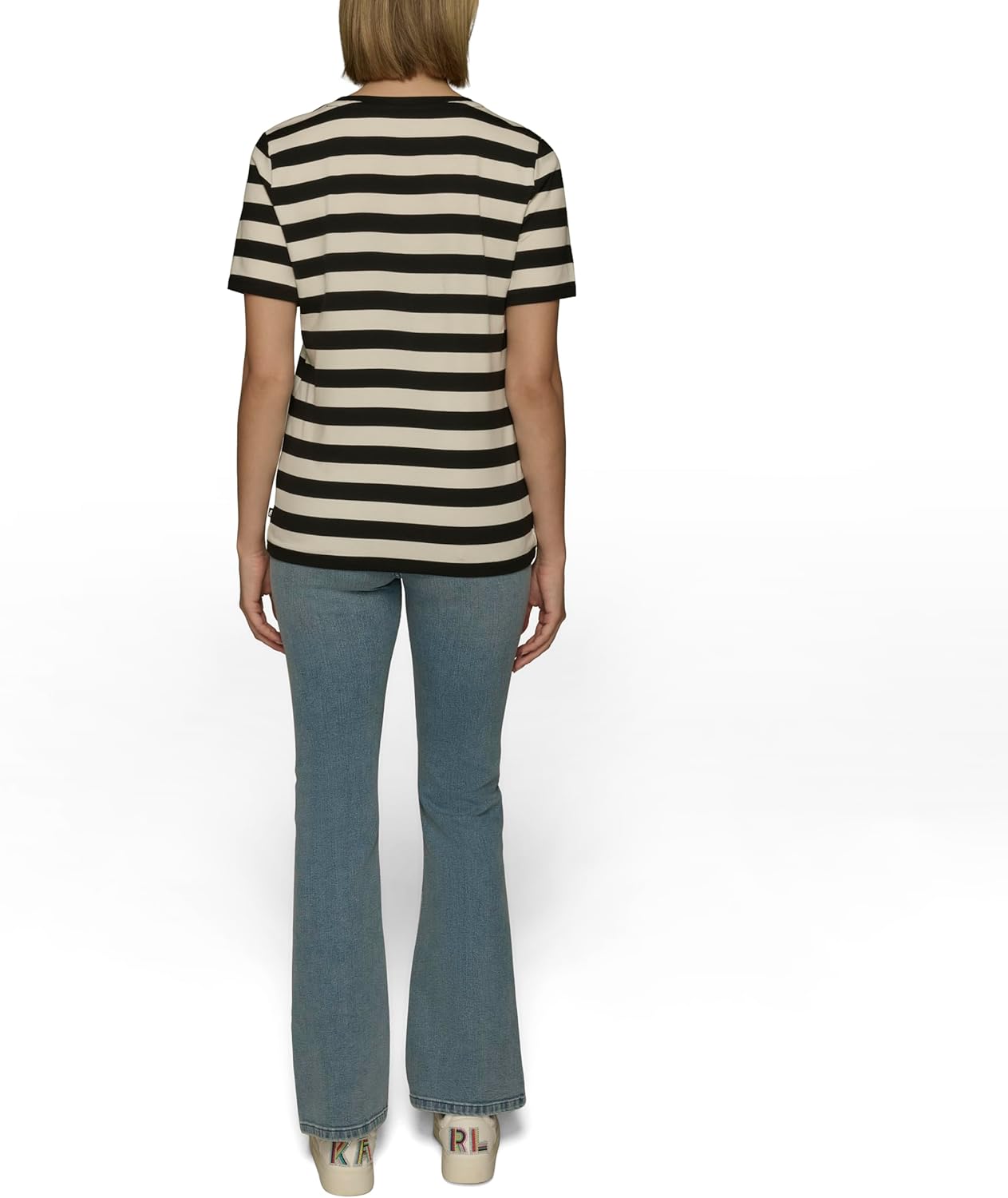 Karl Lagerfeld Womens Soft Everyday Essential Casual T-Shirt - Image 4