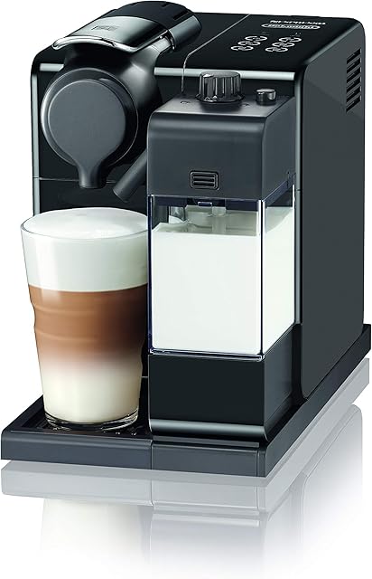De'Longhi Lattissima, Single Serve Capsule Coffee Machine, Automatic Frothed Milk, Cappuccino and Latte, EN560.B, dark grey
