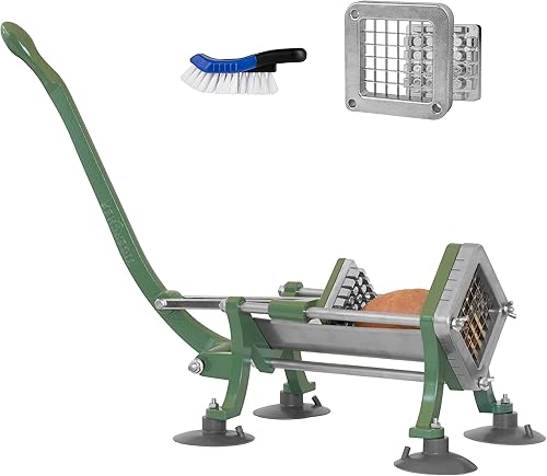 Set combinado completo para restaurante de cortadora de papas fritas y camotes comercial Tiger Chef, resistente y de alta calidad, con ventosas y