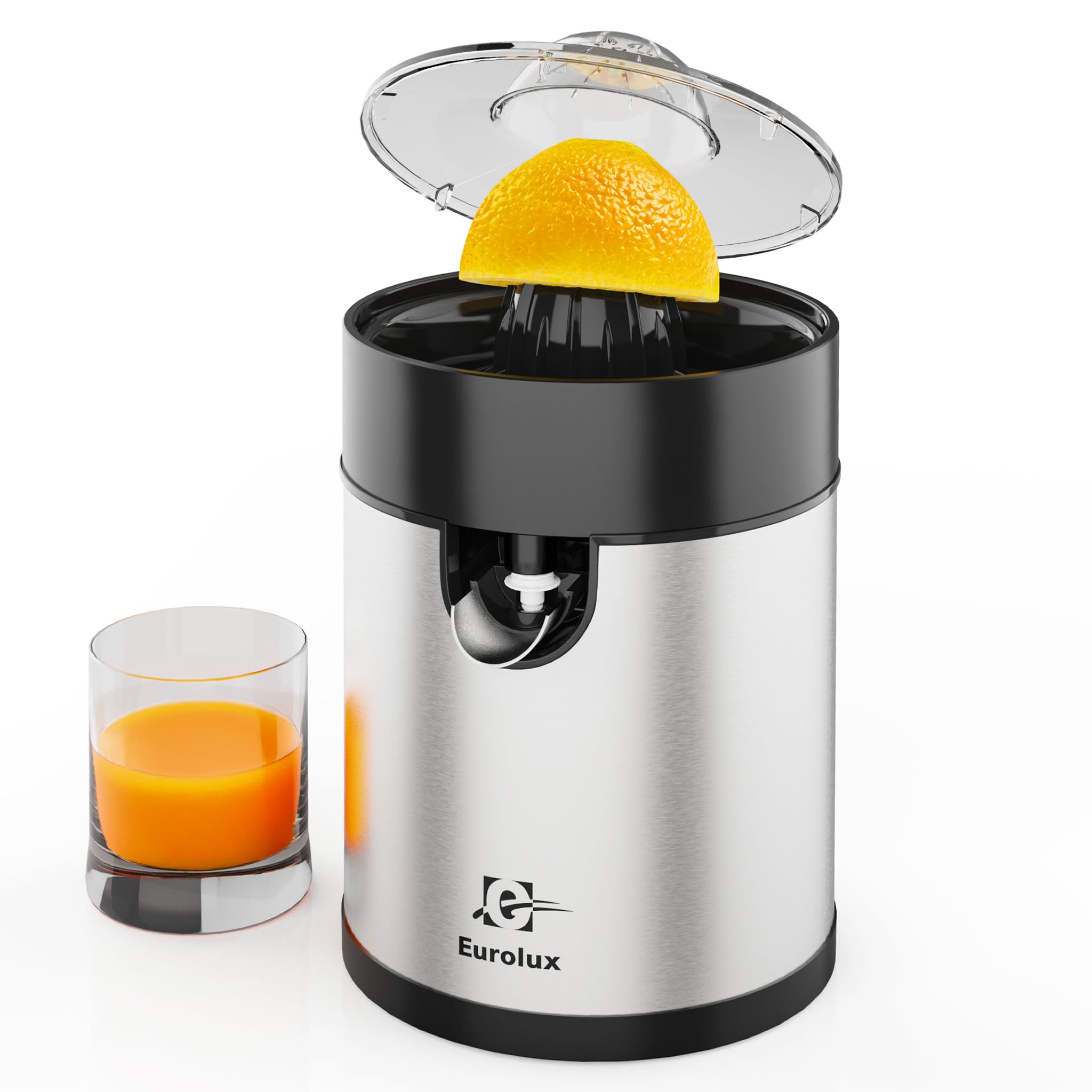 Eurolux Electric Citrus Juicer – Easy Juice Squeezer for Lemon & Orange