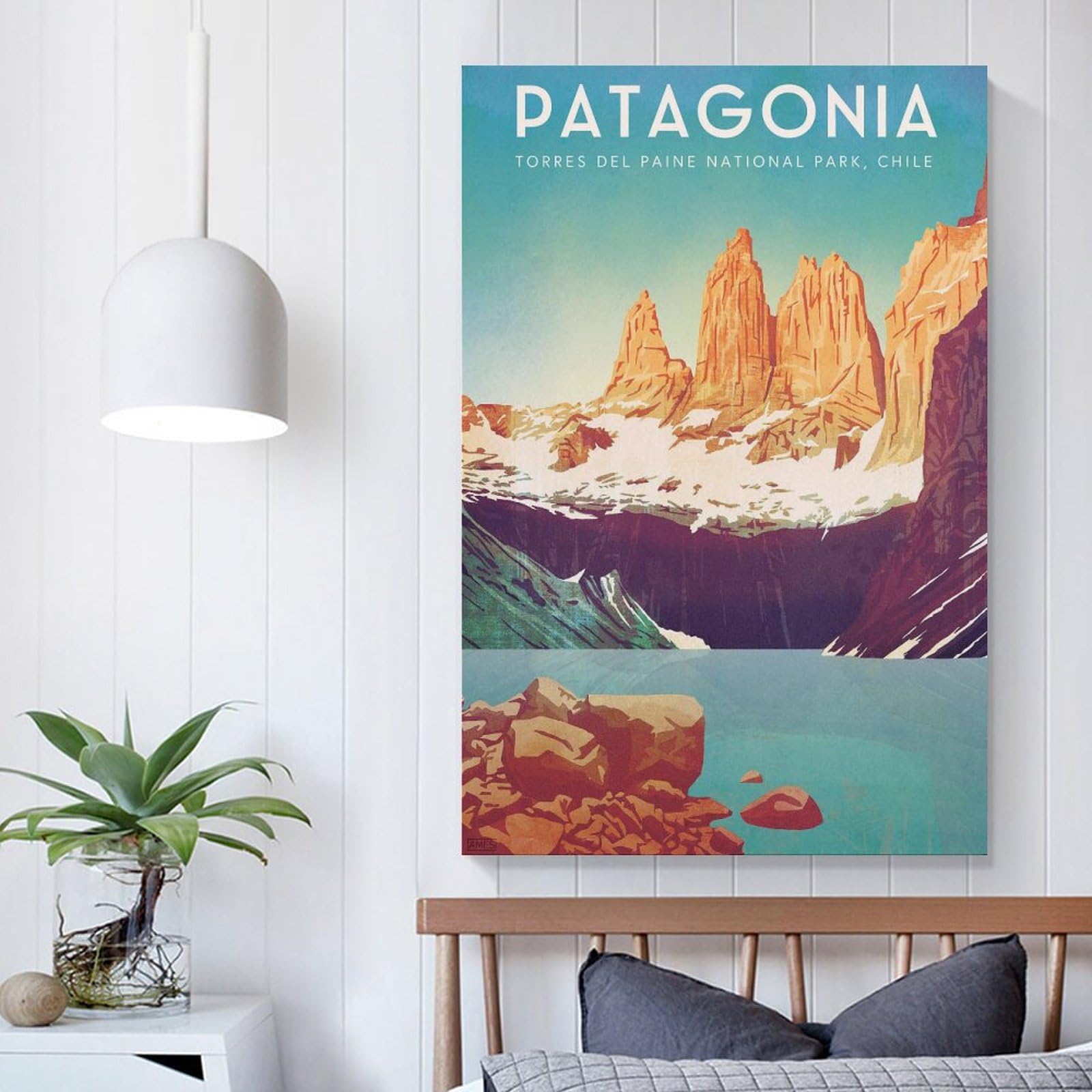 Amazon.co.jp: 世界旅行ポスター パタゴニア・チリ 絵画ポスター